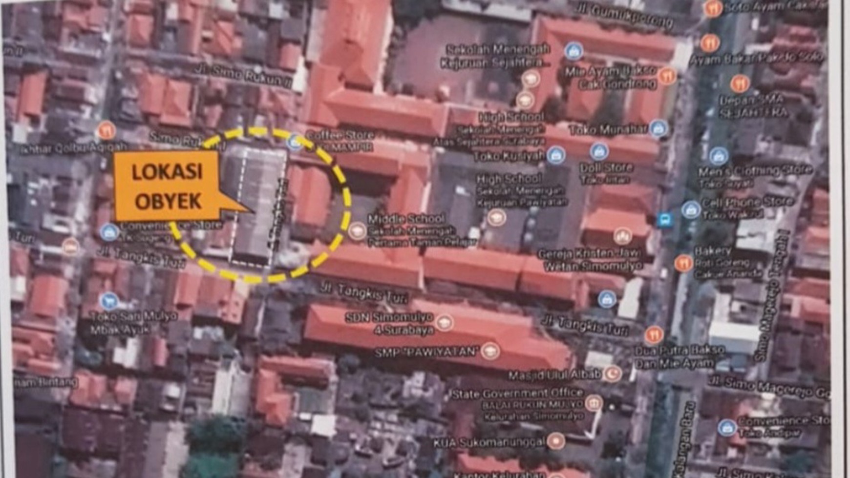 Rumah Hitung Tanah Area Cipete