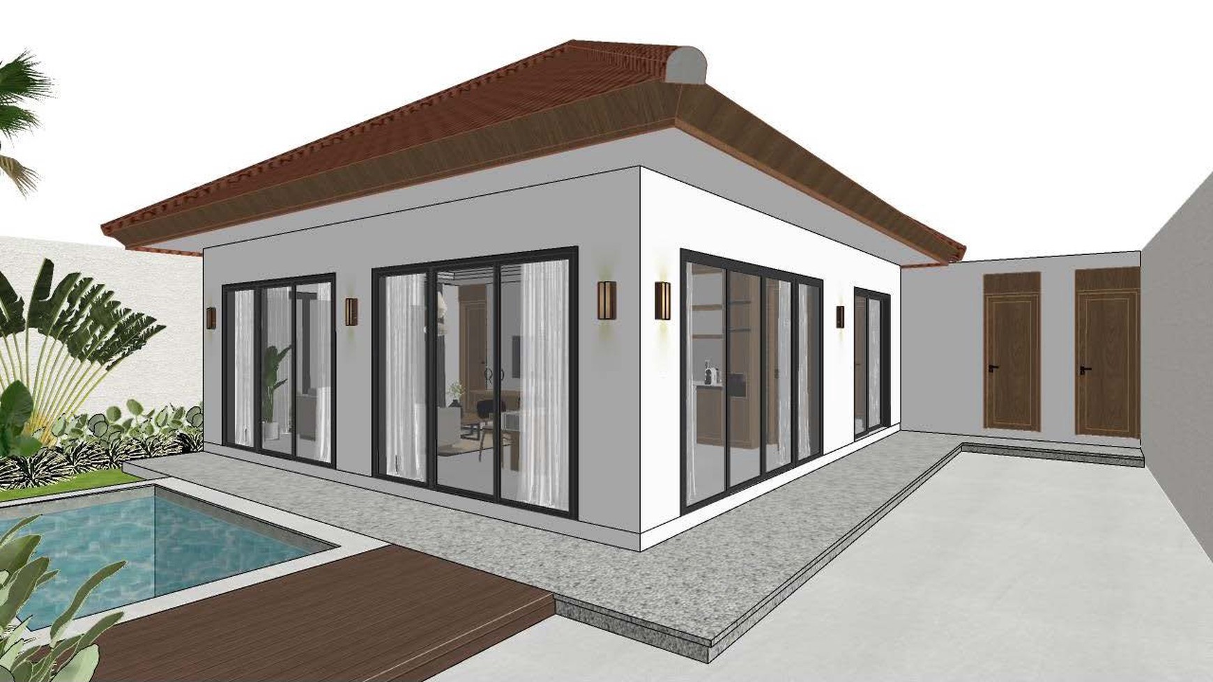 Rumah Hitung Tanah Area Cipete