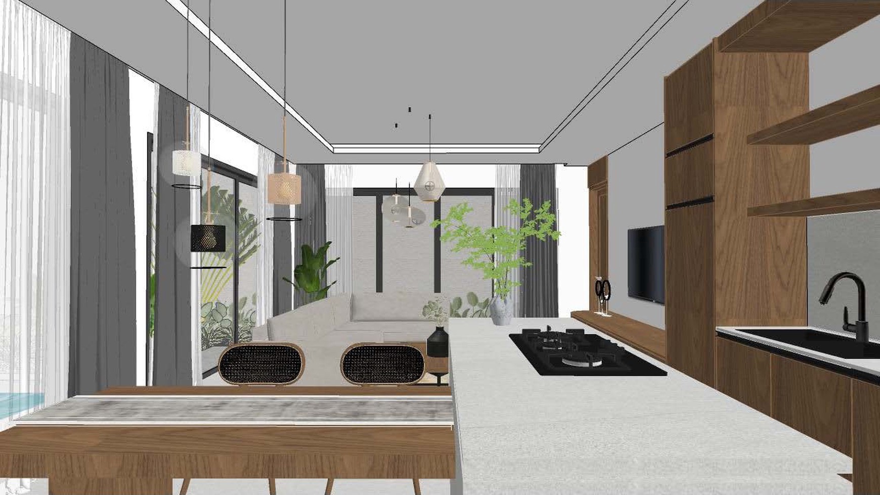 Rumah Hitung Tanah Area Cipete