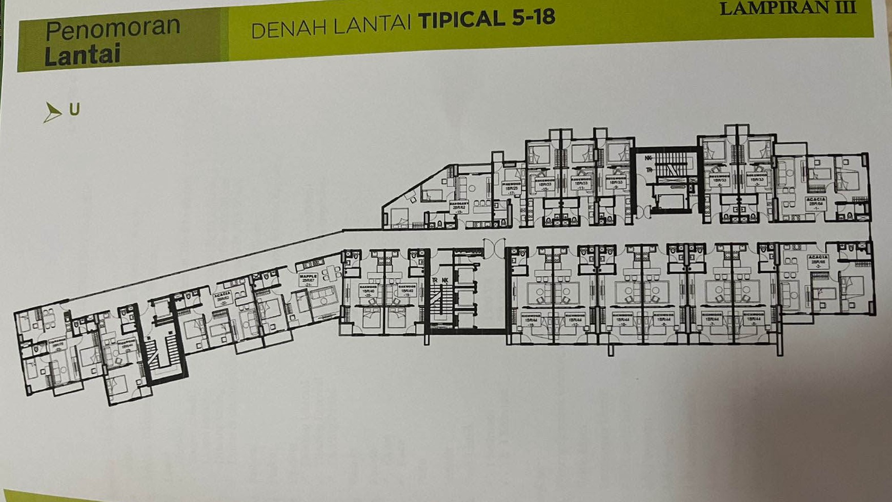 Apartemen Taman Sari, Bintaro Luas 33m2