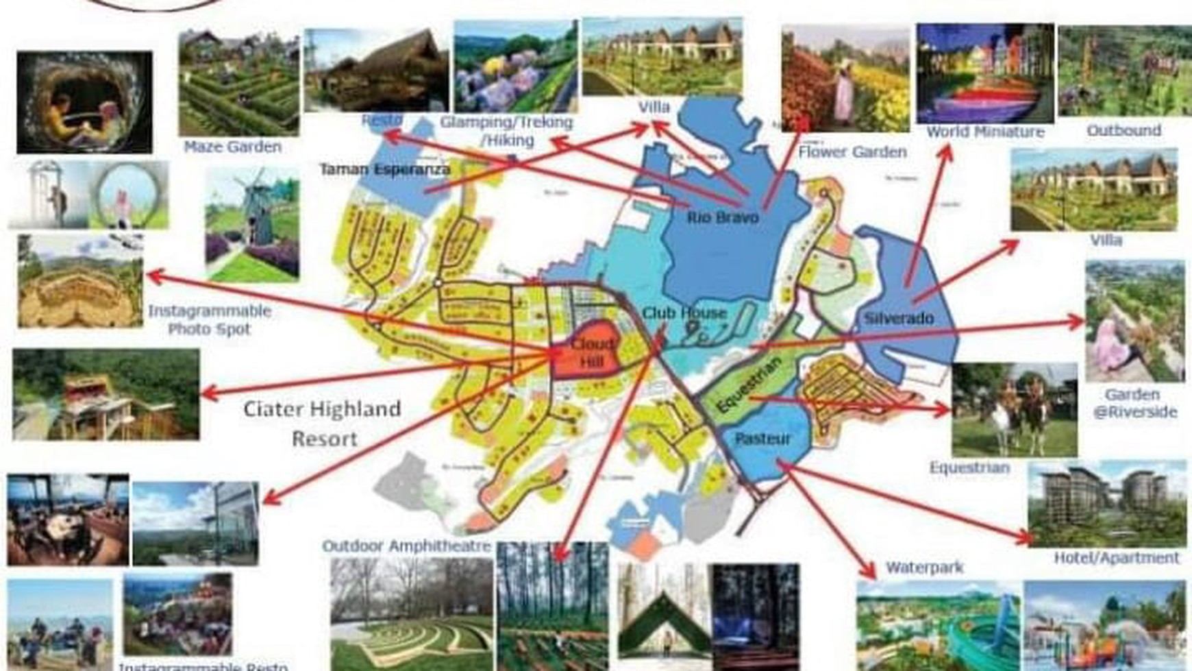 Villa Asri dengan Halaman Luas dan Lingkungan Nyaman @Lembang