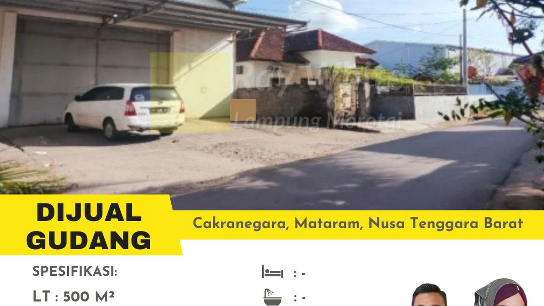 Dijual Gudang bagus di mataram, NTB