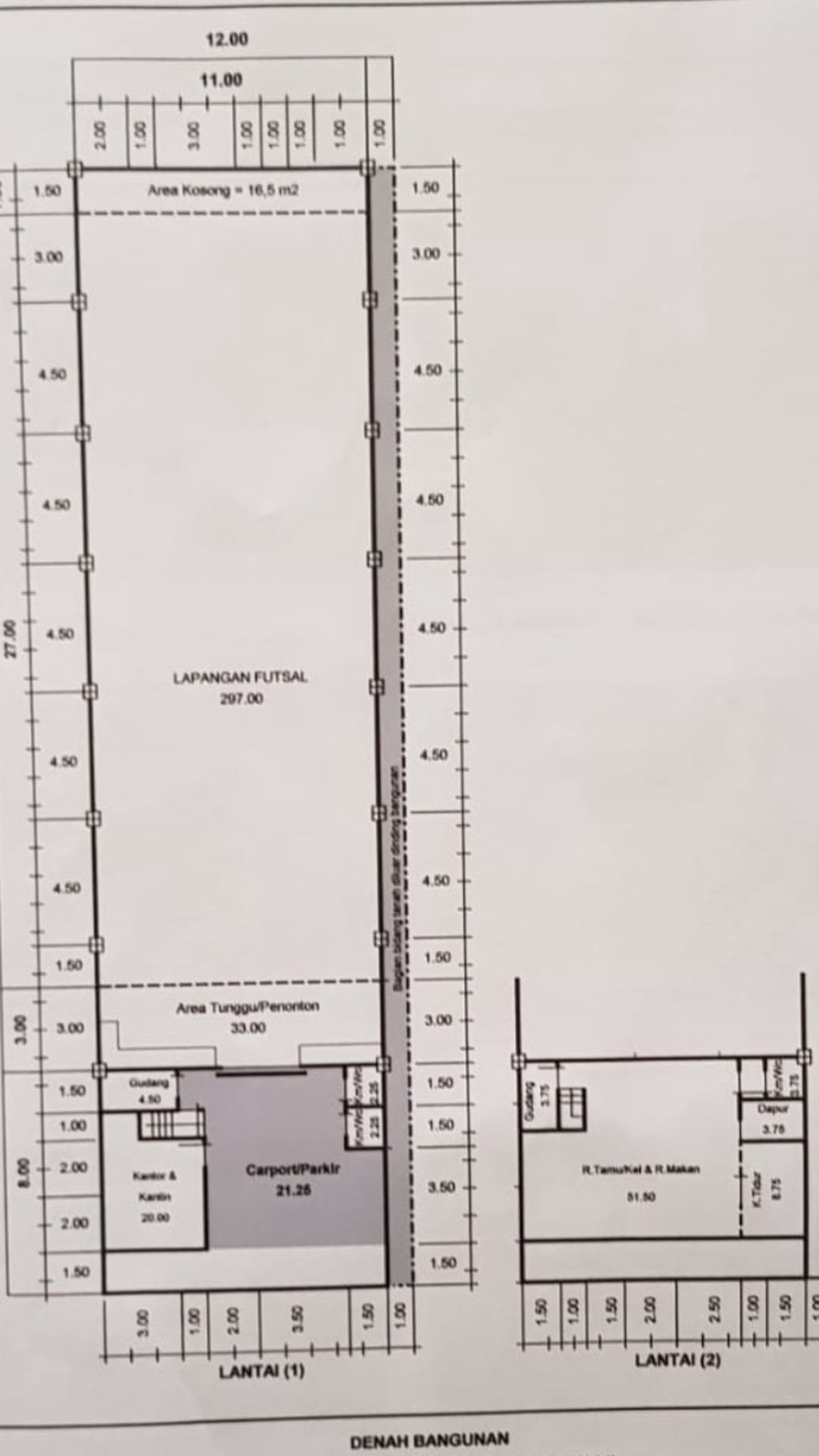 Dijual Rumah Usaha Sewa Lapangan FUTSAL di Jl.Tangkis Turi - Simomulyo - Sukomanunggal dekat TOL banyuurip 