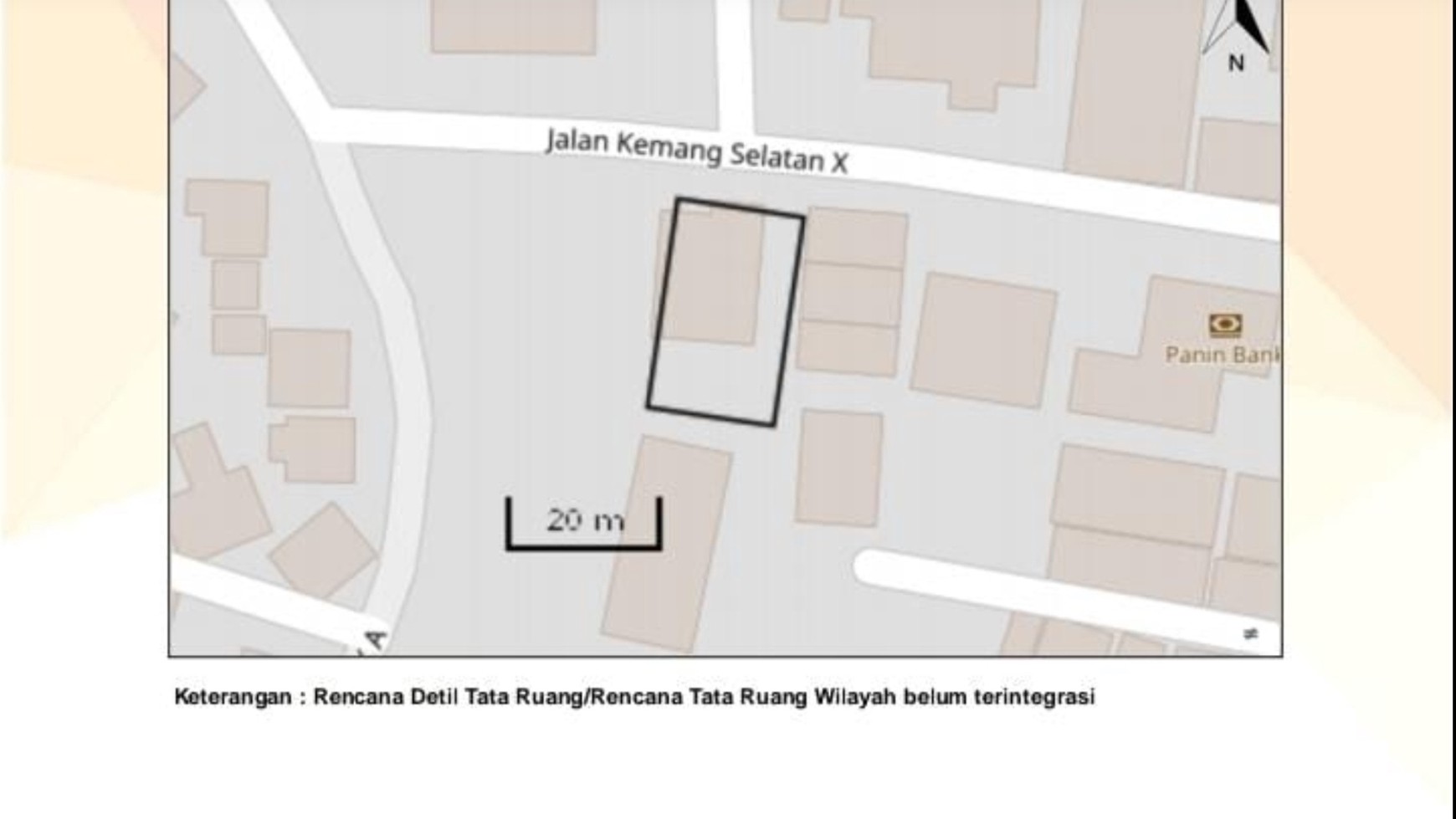 Kavling Tanah dijual lokasi Kemang Selatan 