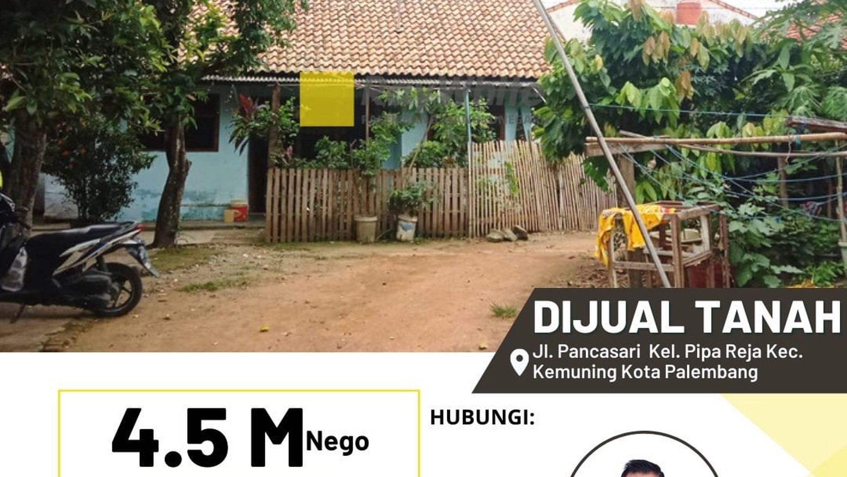 DIJUAL TANAH Tengah kota