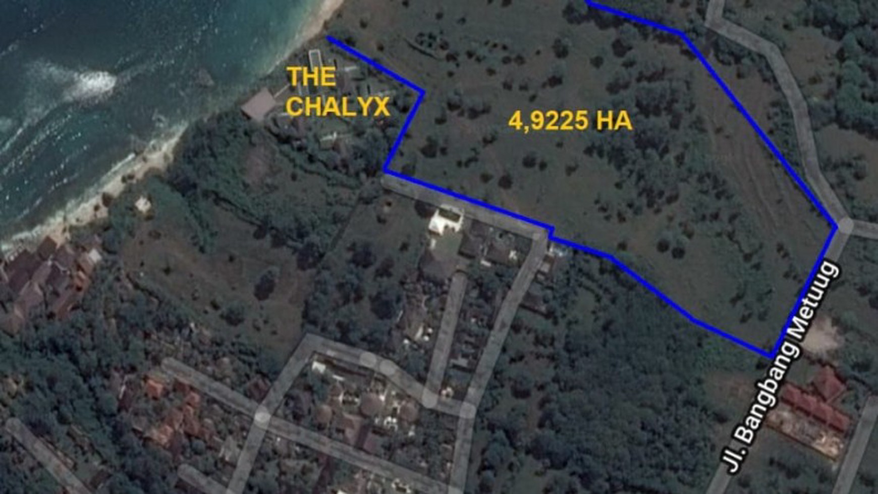 Land 4,9 Ha Cliff Front In Great Location Bukit