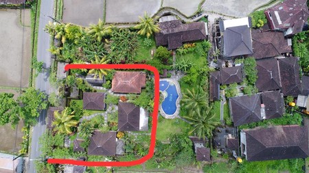 Traditional  Villa Freehold in Ubud Bali with big Garden