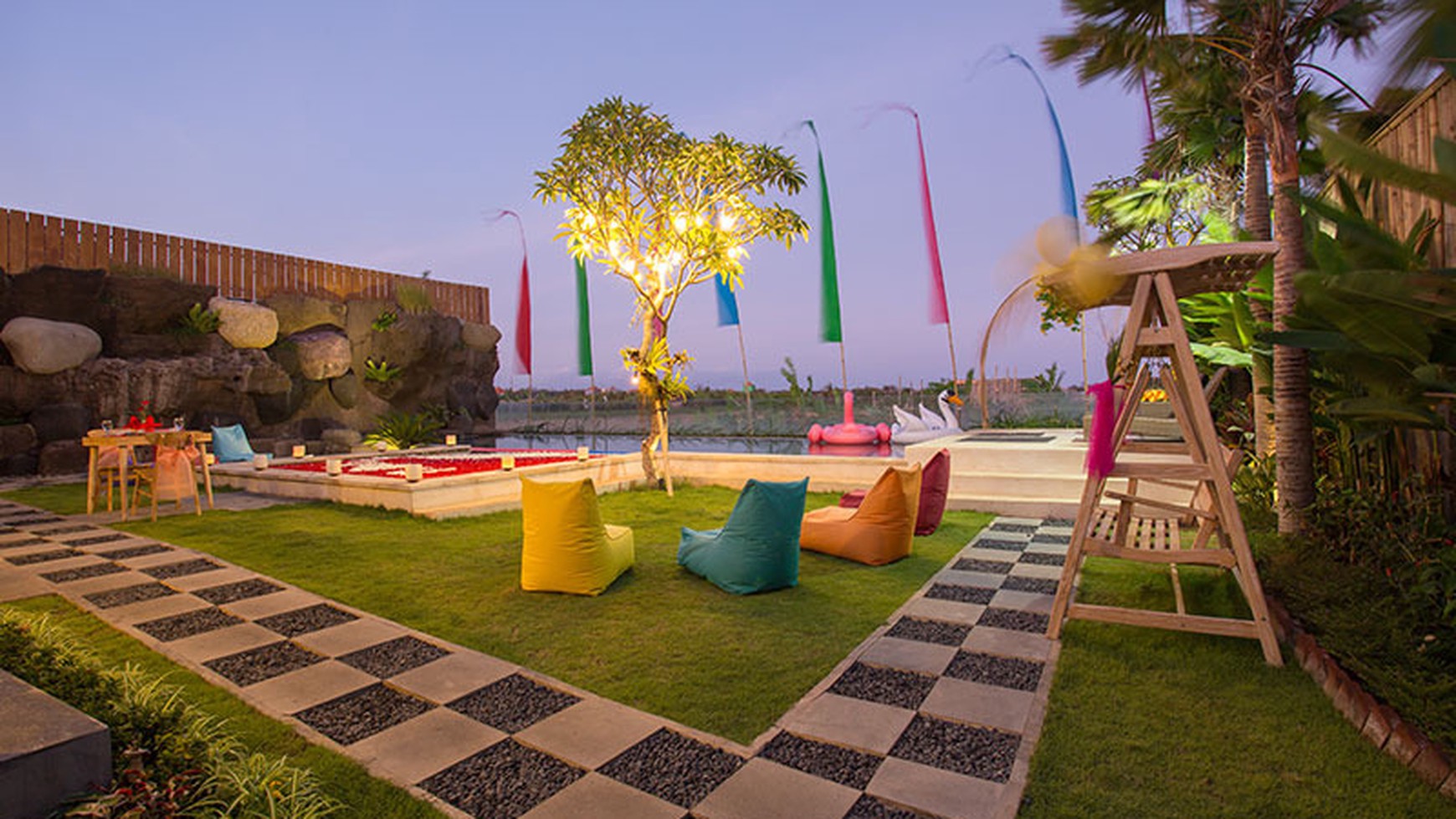 14 Private Luxury Villas embellished with minimalist tropical gardens in Great Location Gianyar Bali