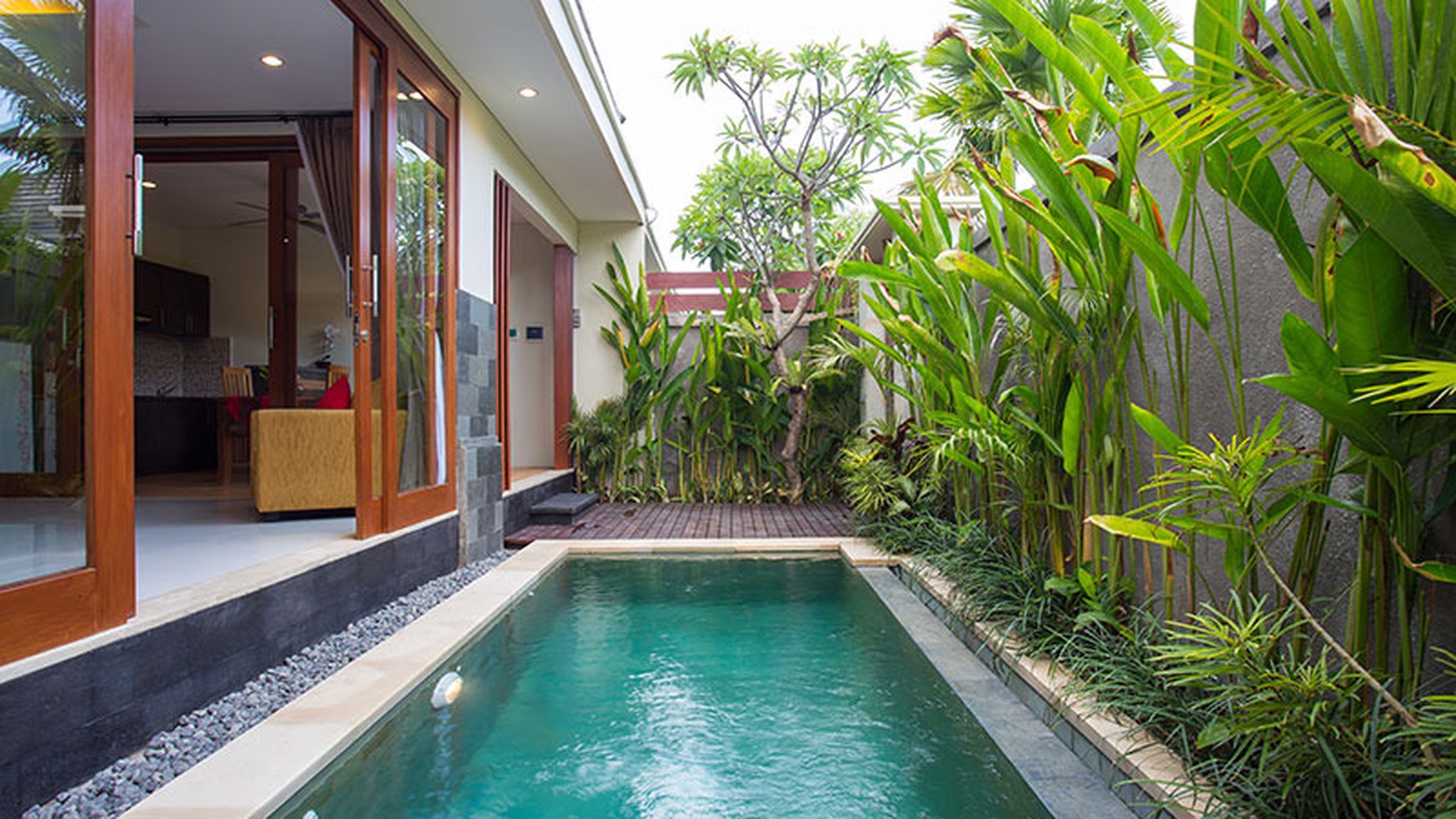 14 Private Luxury Villas embellished with minimalist tropical gardens in Great Location Gianyar