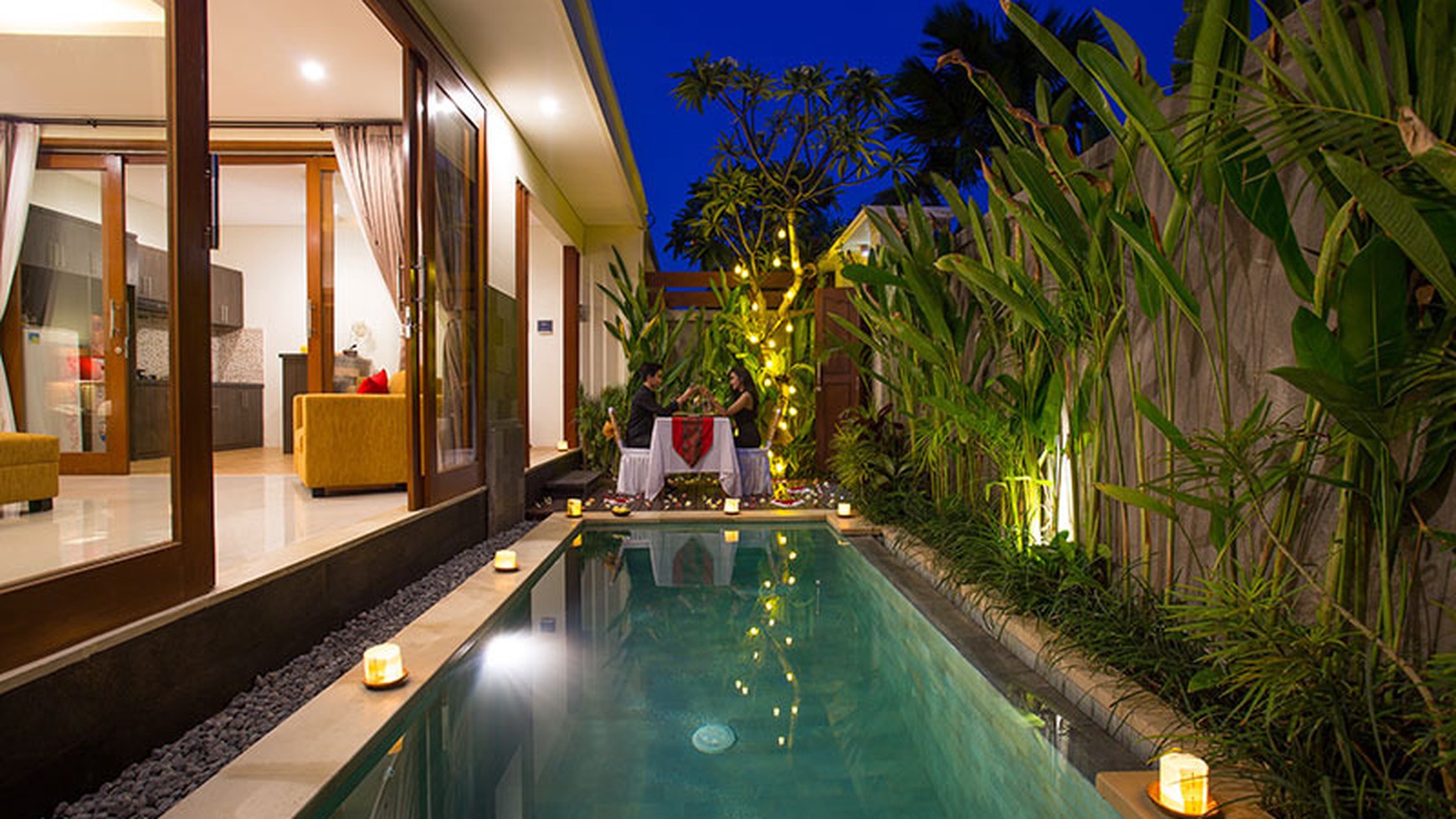 14 Private Luxury Villas embellished with minimalist tropical gardens in Great Location Gianyar