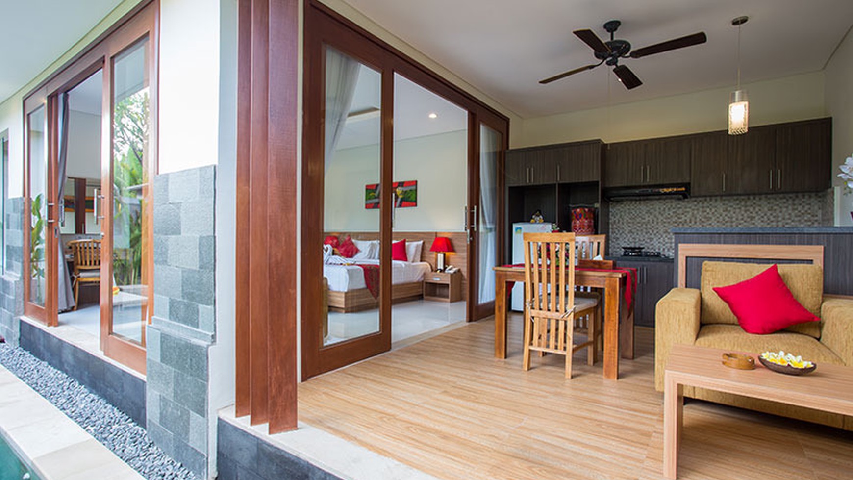 14 Private Luxury Villas embellished with minimalist tropical gardens in Great Location Gianyar Bali