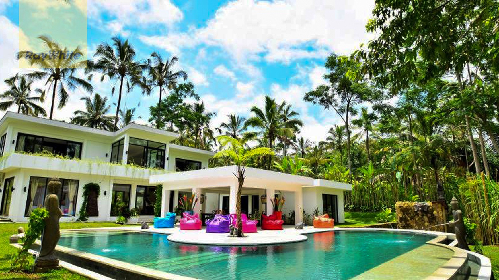 Ultra Modern 6 Bedrooms Home with Jungle Views in Ubud Bali