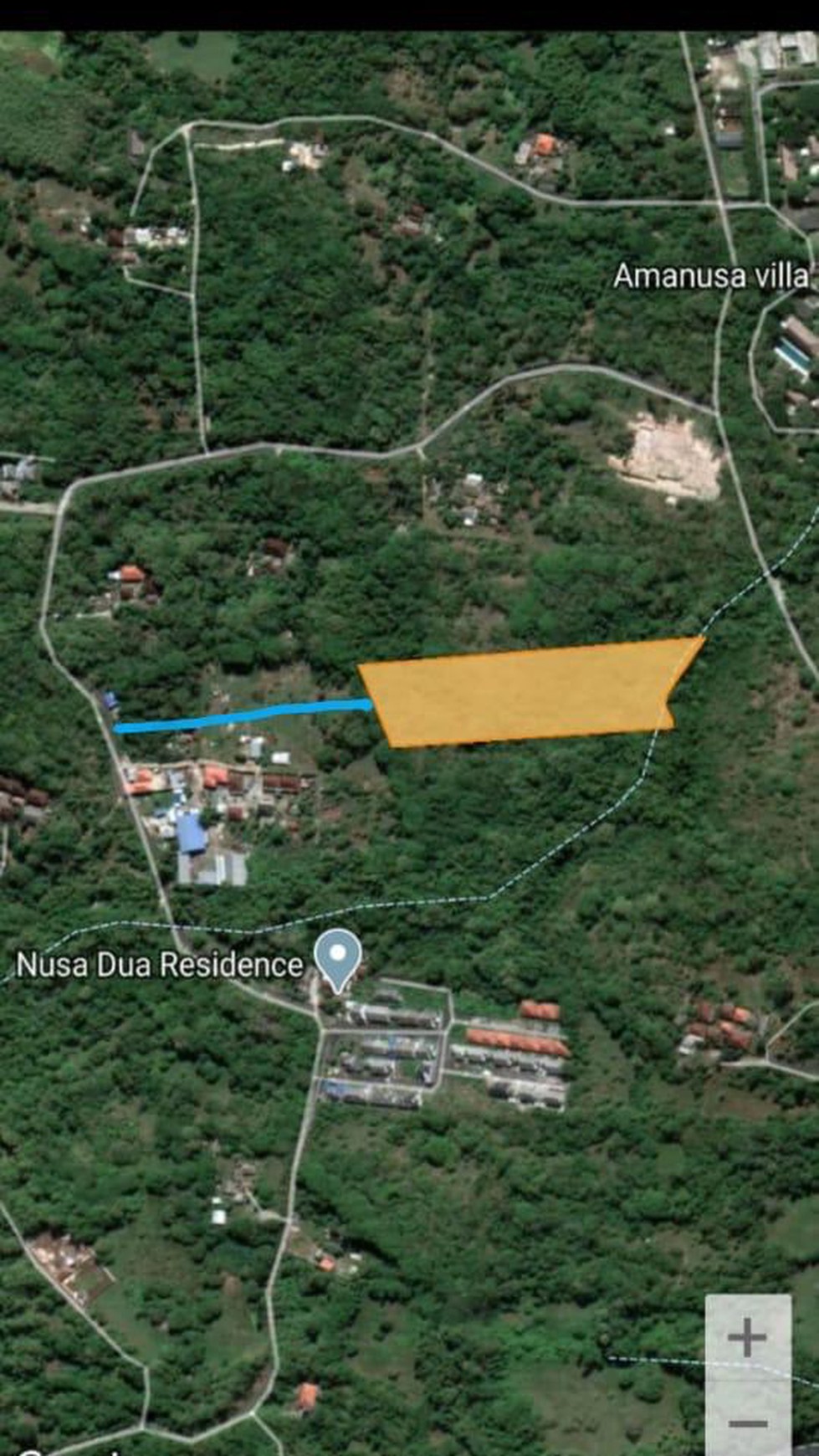 Freehold 9550 Sqm in Great Location Sawangan Nusa Dua 