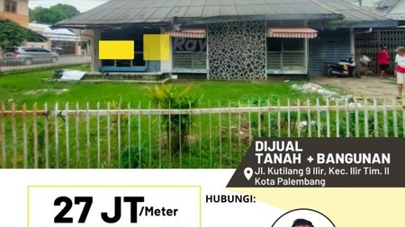 DIJUAL TANAH DAN BANGUNAN ZONA PREMIUM 