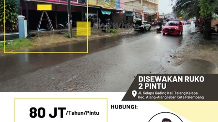 Disewakan 2 ruko di pusat bisnis