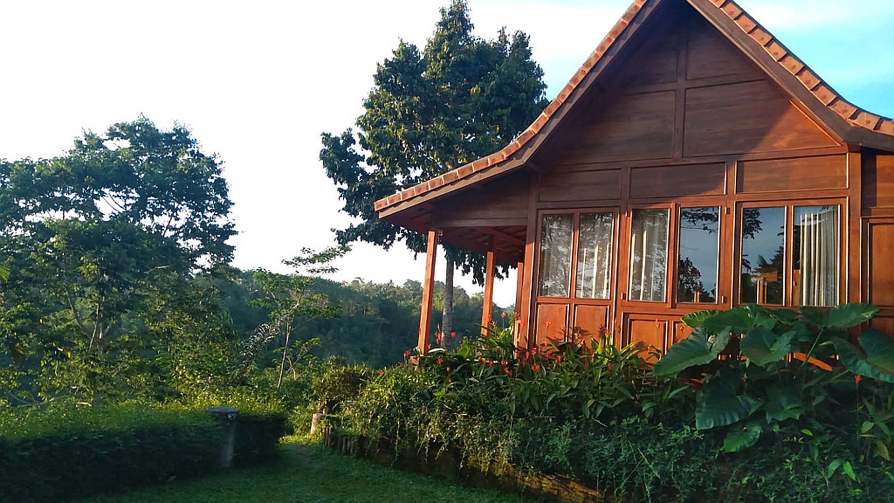 Hill View Wooden Houses for Sale In Bali