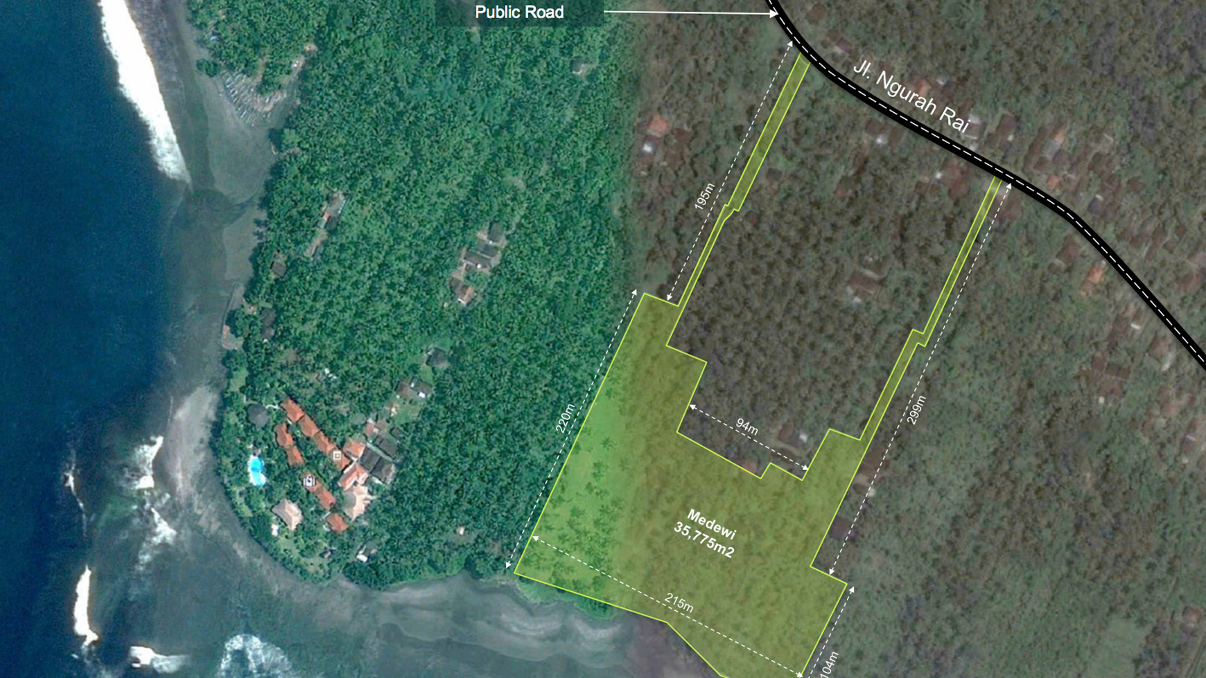 Land Freehold In Great Location Medewi Jembrana