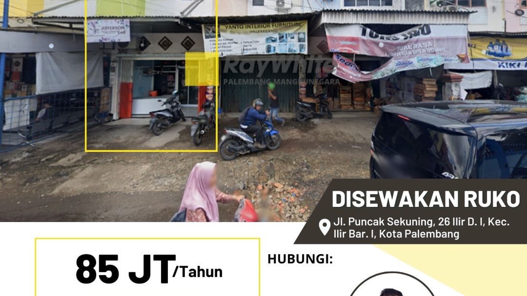 DISEWAKAN RUKO PUSAT BISNIS