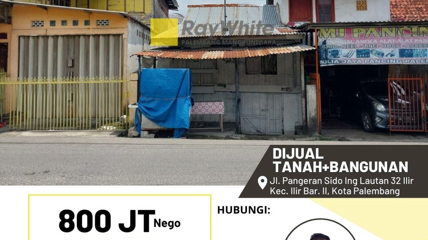 DIJUAL TANAH + BANGUNAN