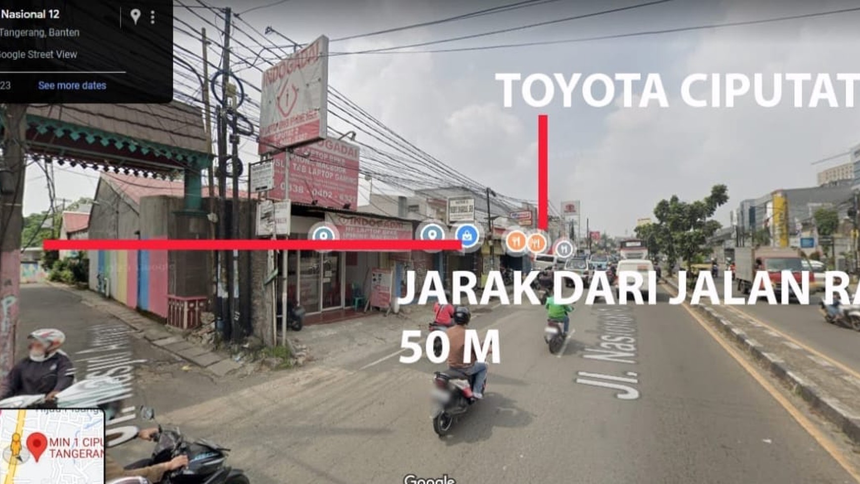 Kavling Di Lokasi Strategis Di Jl Dewi Sartika Ciputat Tangerang Selatan