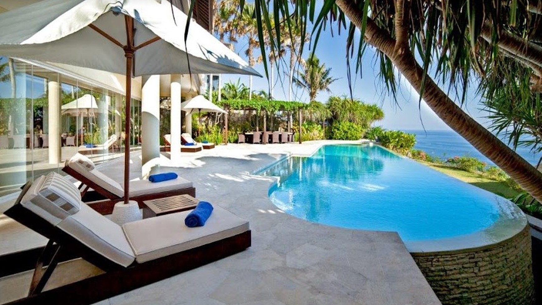Freehold Luxury Cliff Front Villa Panoramic Ocean View Uluwatu Bali 