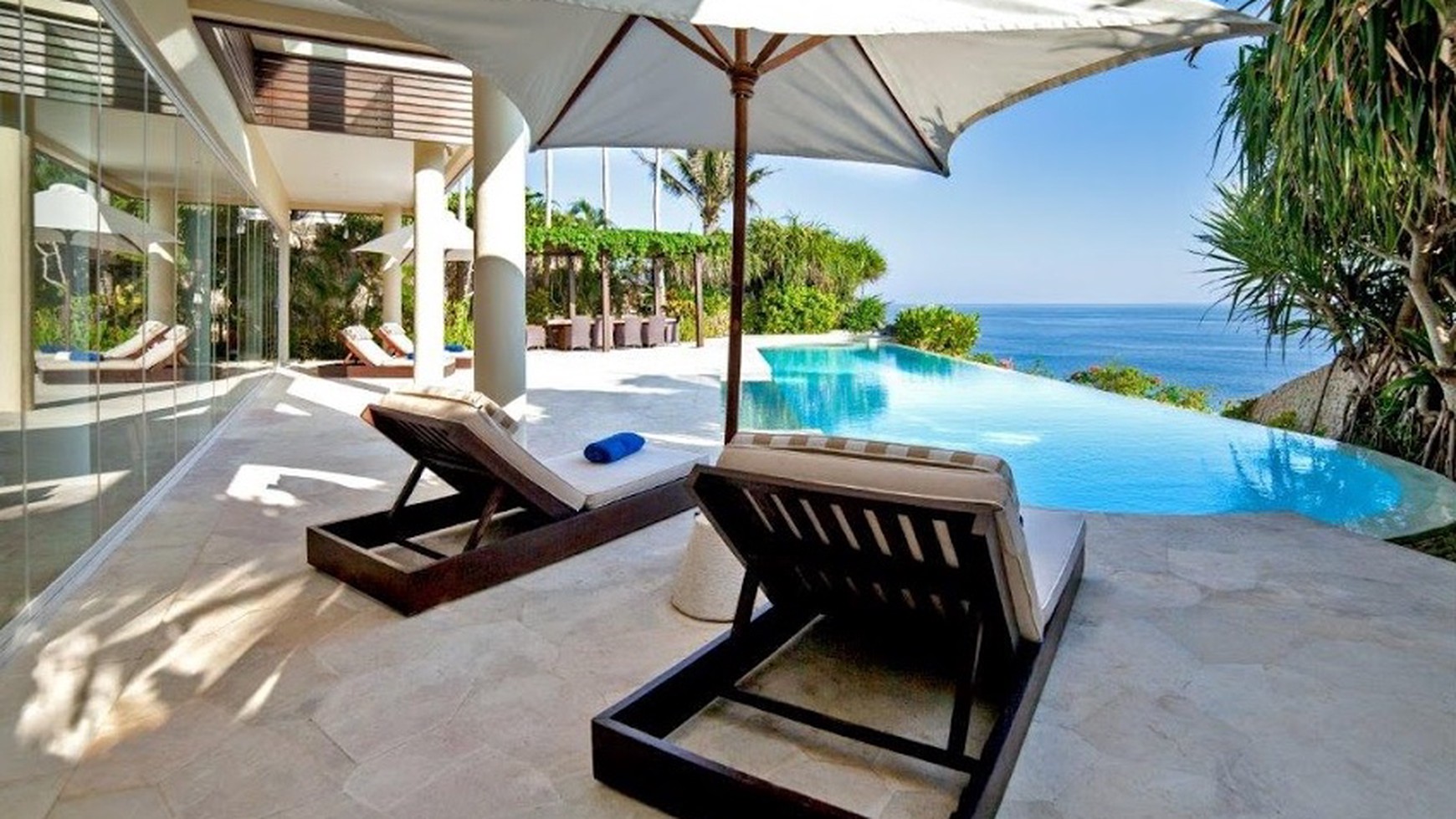 Freehold Luxury Cliff Front Villa Panoramic Ocean View Uluwatu Bali 