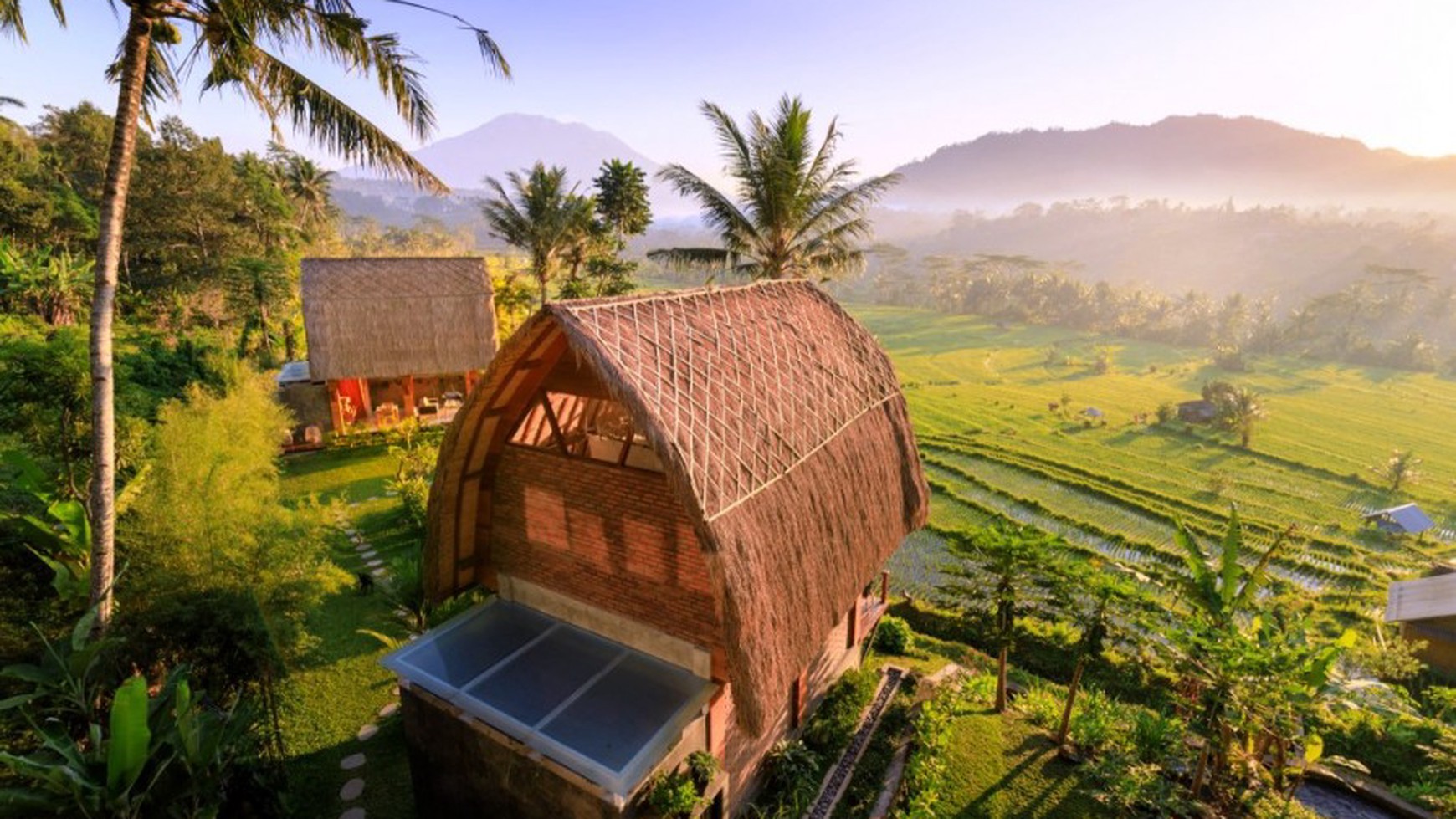 Freehold Villa which is located on the outskirts of a small Balinese Village