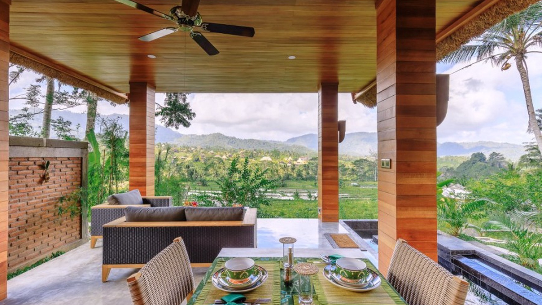 Freehold Villa which is located on the outskirts of a small Balinese Village Candi Dasa Bali