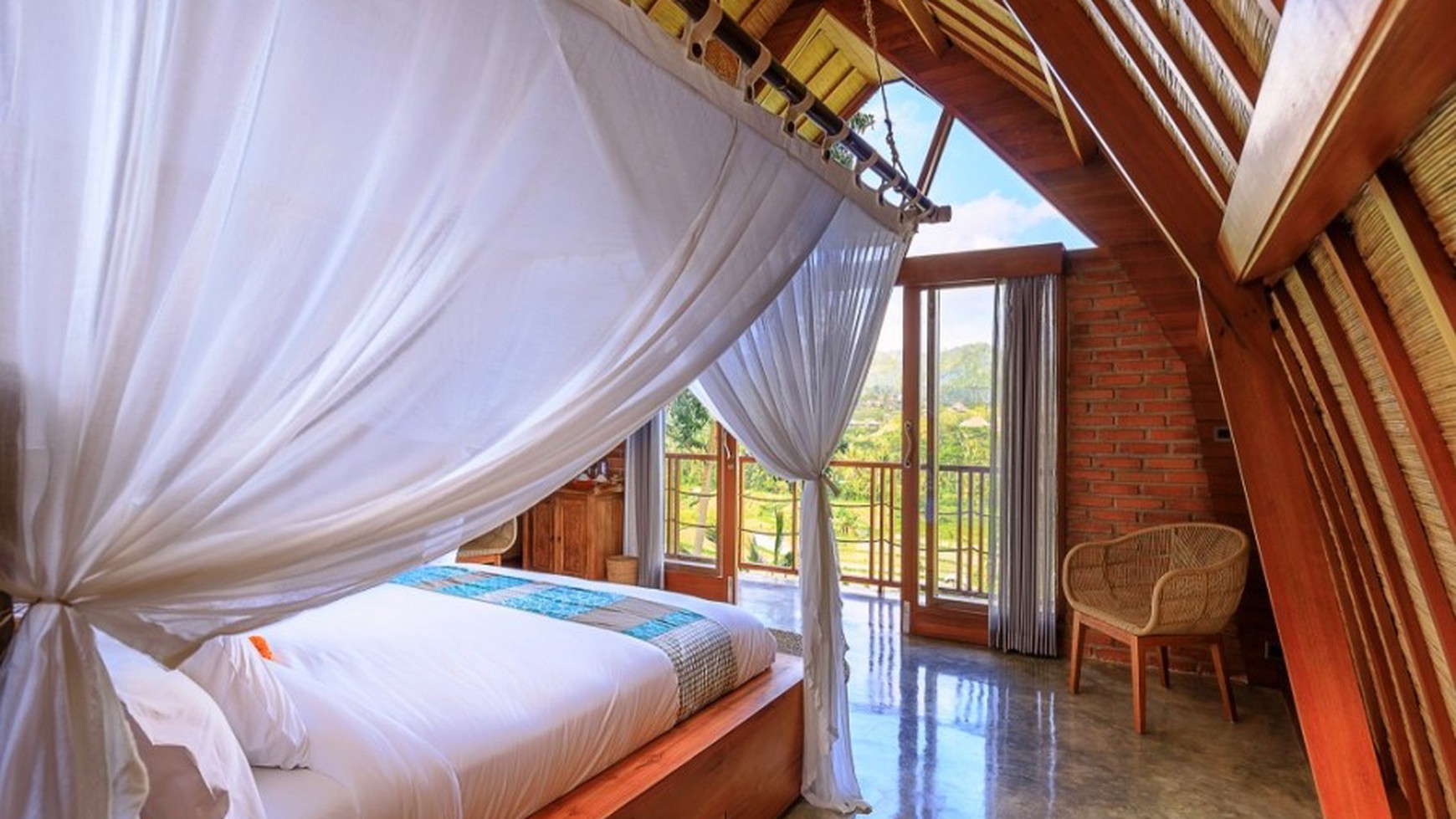 Freehold Villa which is located on the outskirts of a small Balinese Village