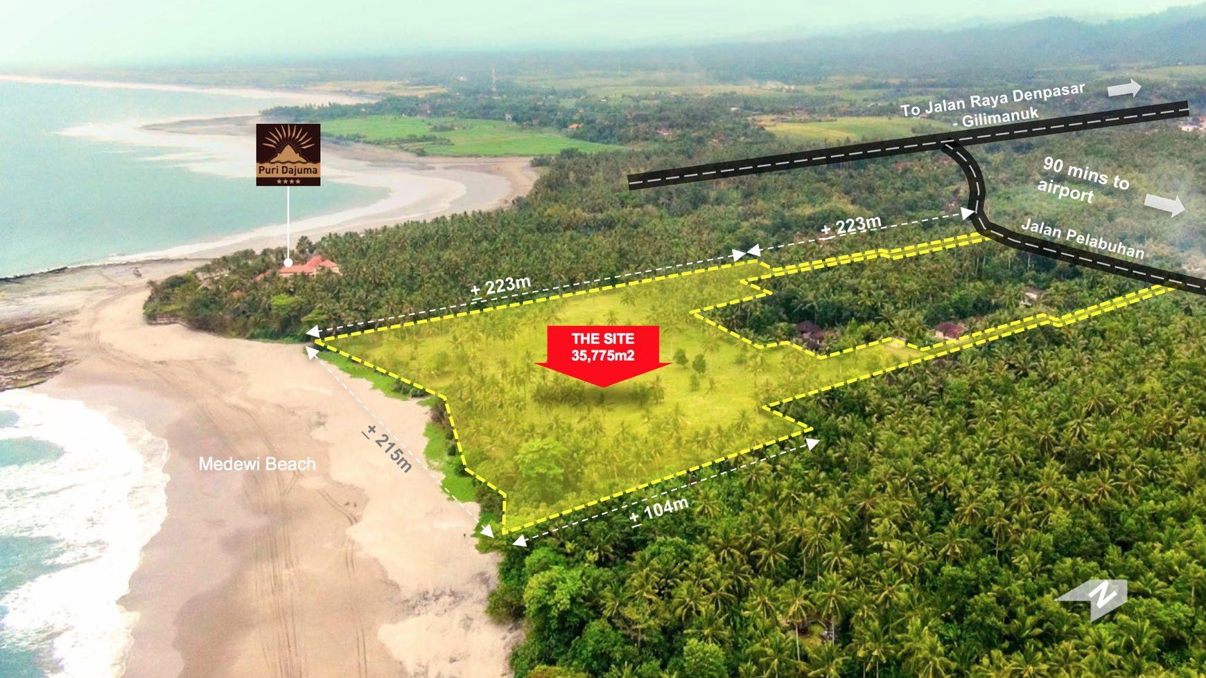 Land Freehold In Great Location Medewi Jembrana