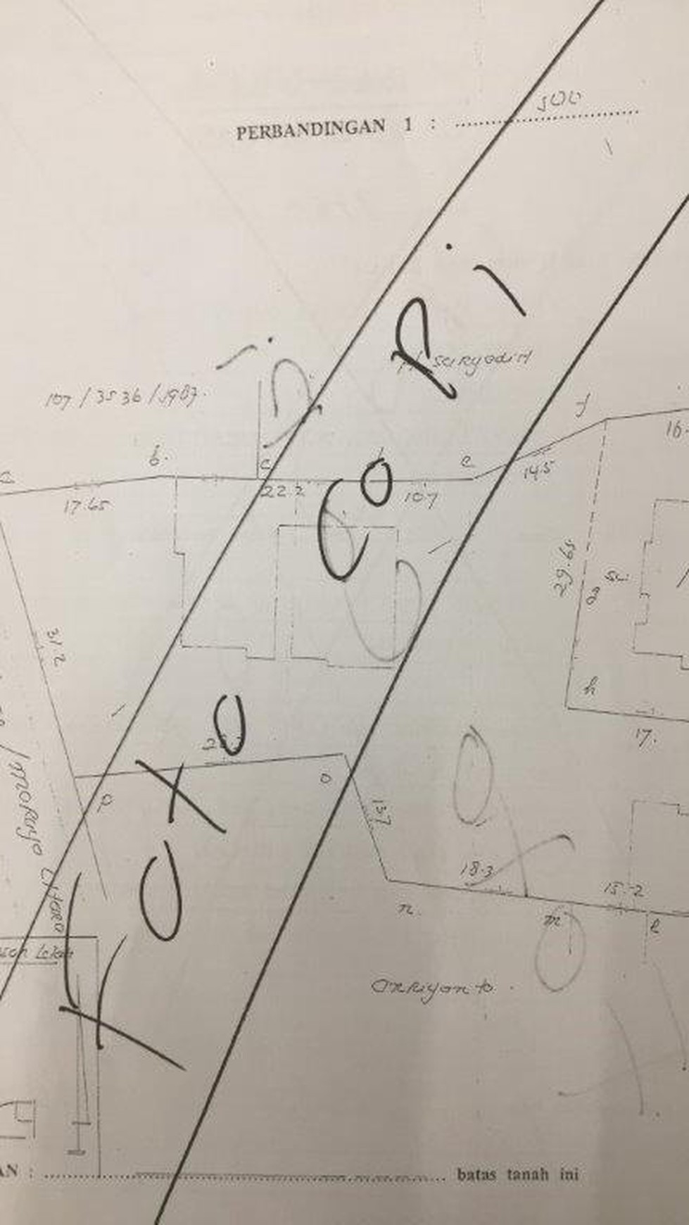 Rumah Hitung Tanah Area Cipete