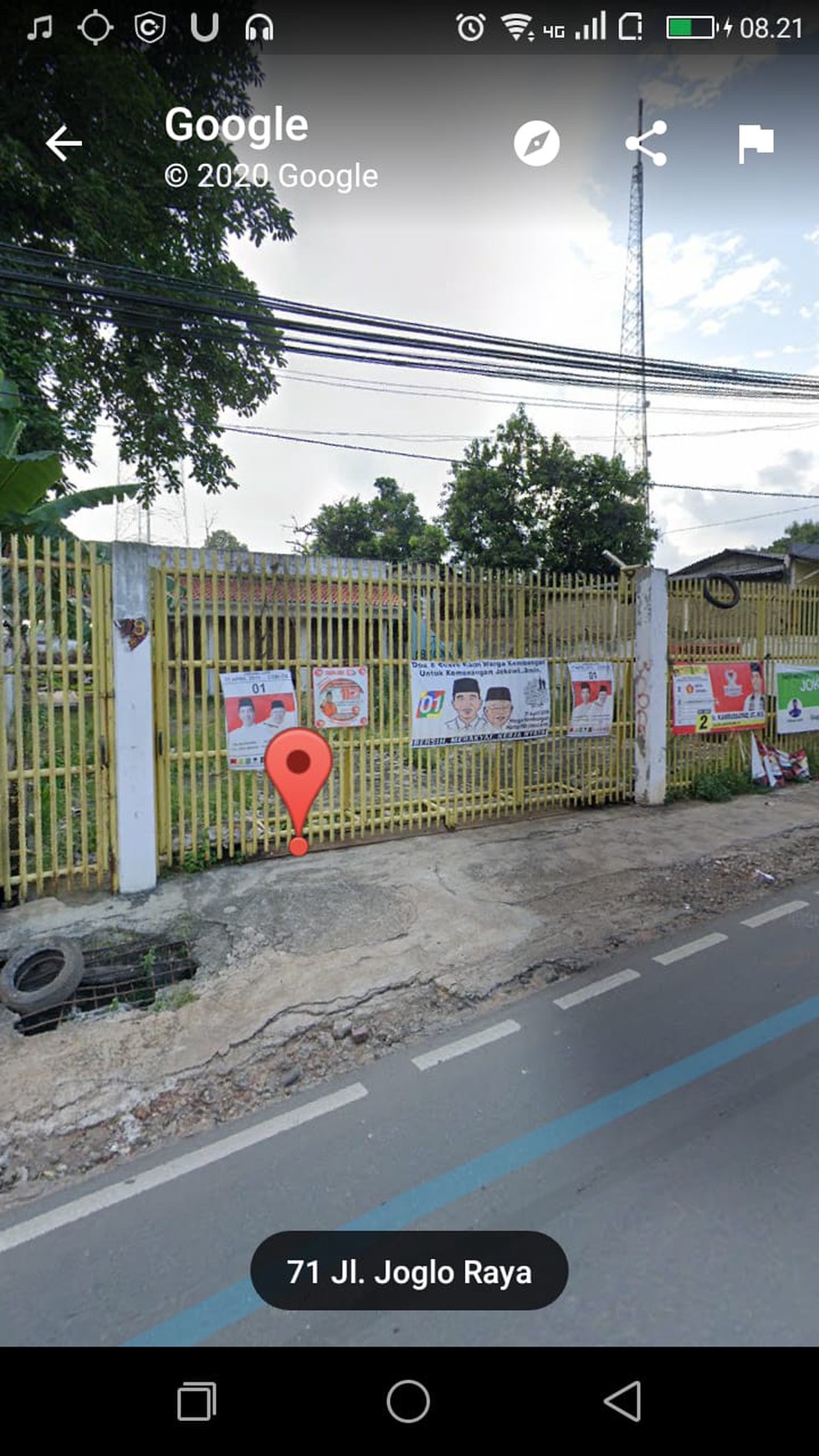 Dijual tanah komersial untuk bisnis di jl raya joglo, jakarta barat