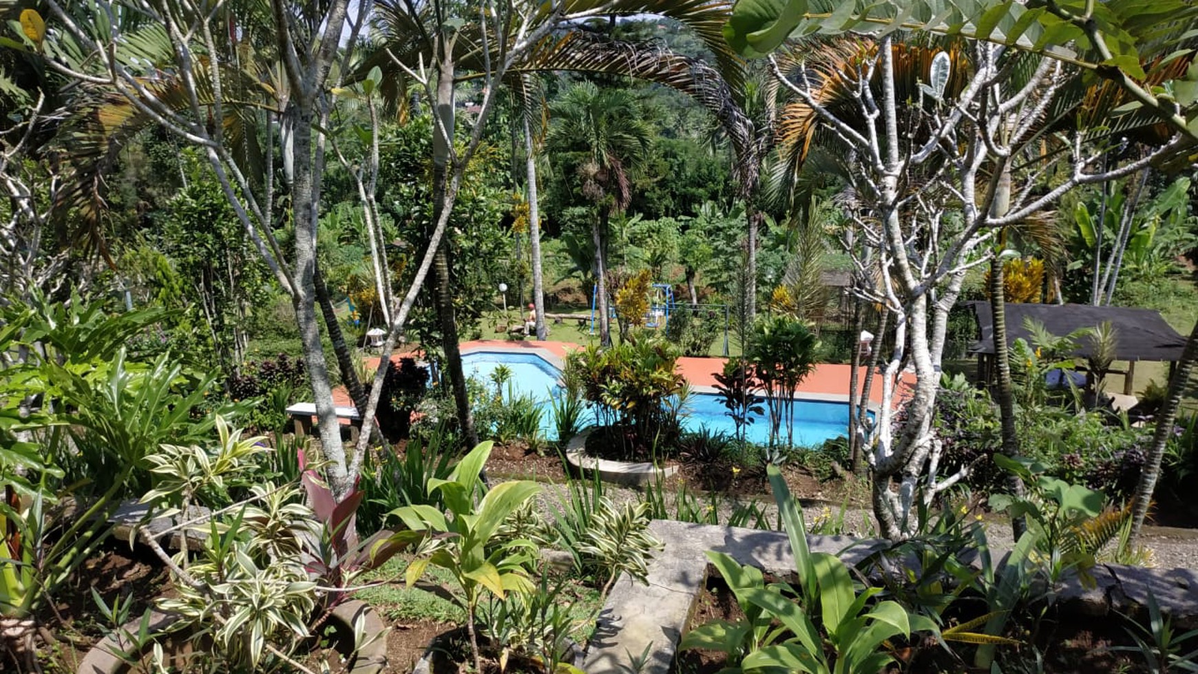 Dijual villa bagus, asri, sewa masih berjalan, ciawi. bogor