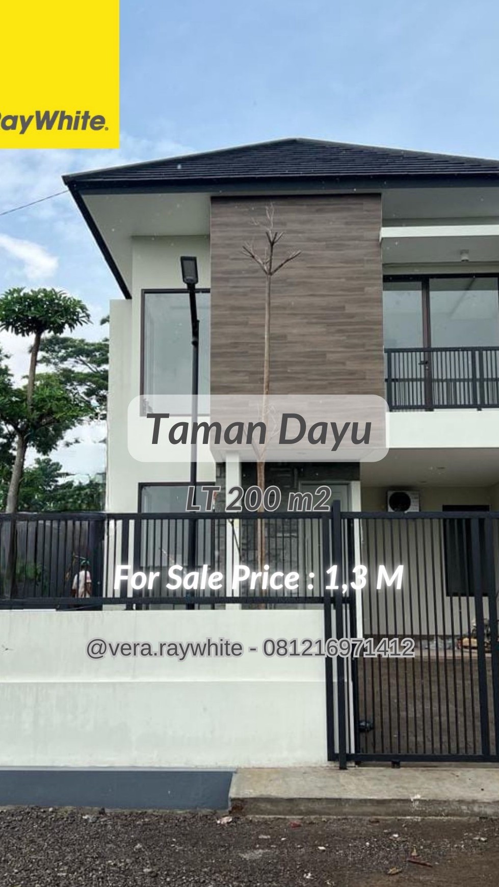 dijual villa taman dayu 1M an baru gress modern