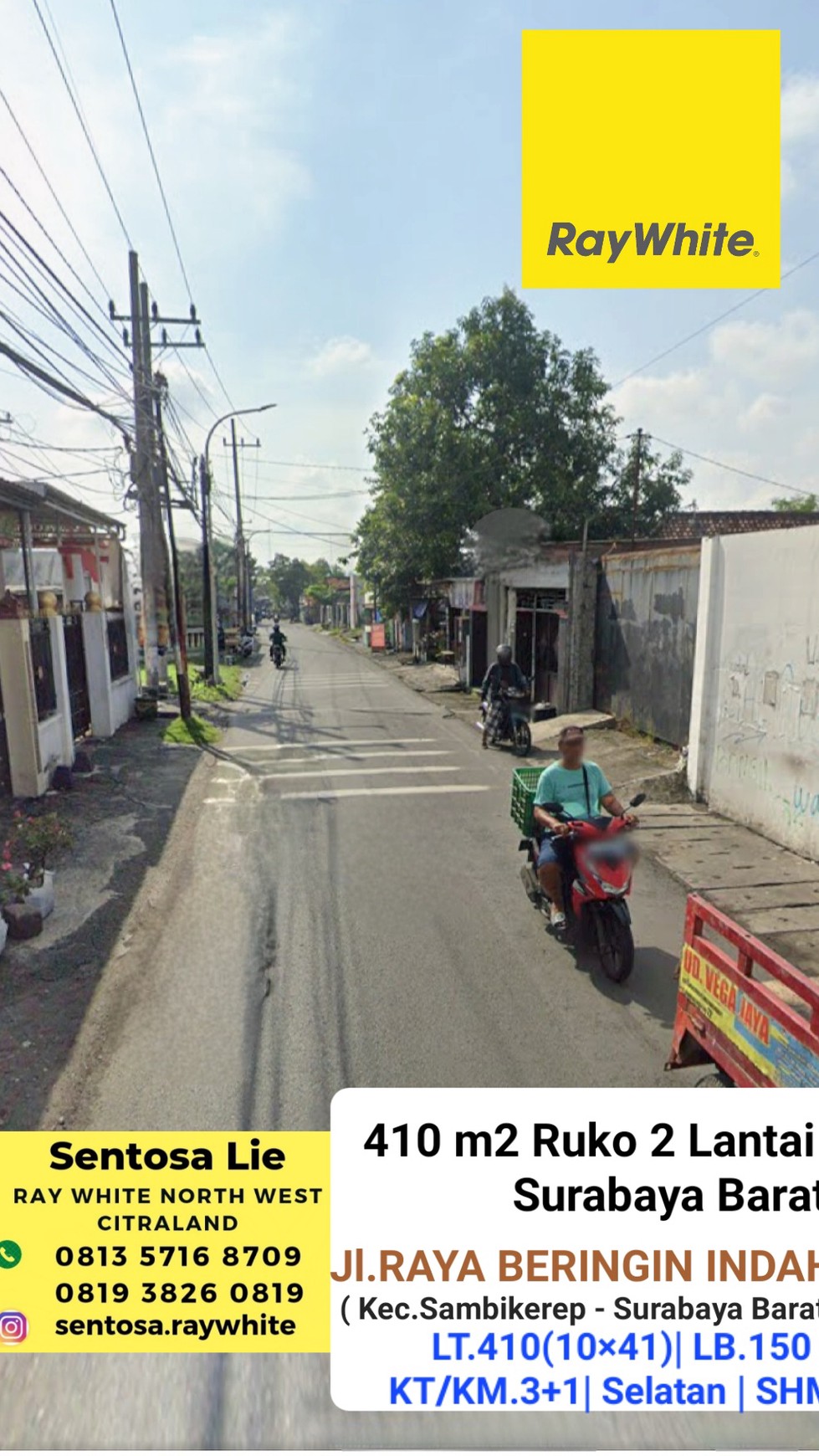 Dijual Ruko Citraland Surabaya Barat area di Jl.Raya Bringin Indah - Sambikerep- NOL Jalan - cocok Buat Segala Usaha