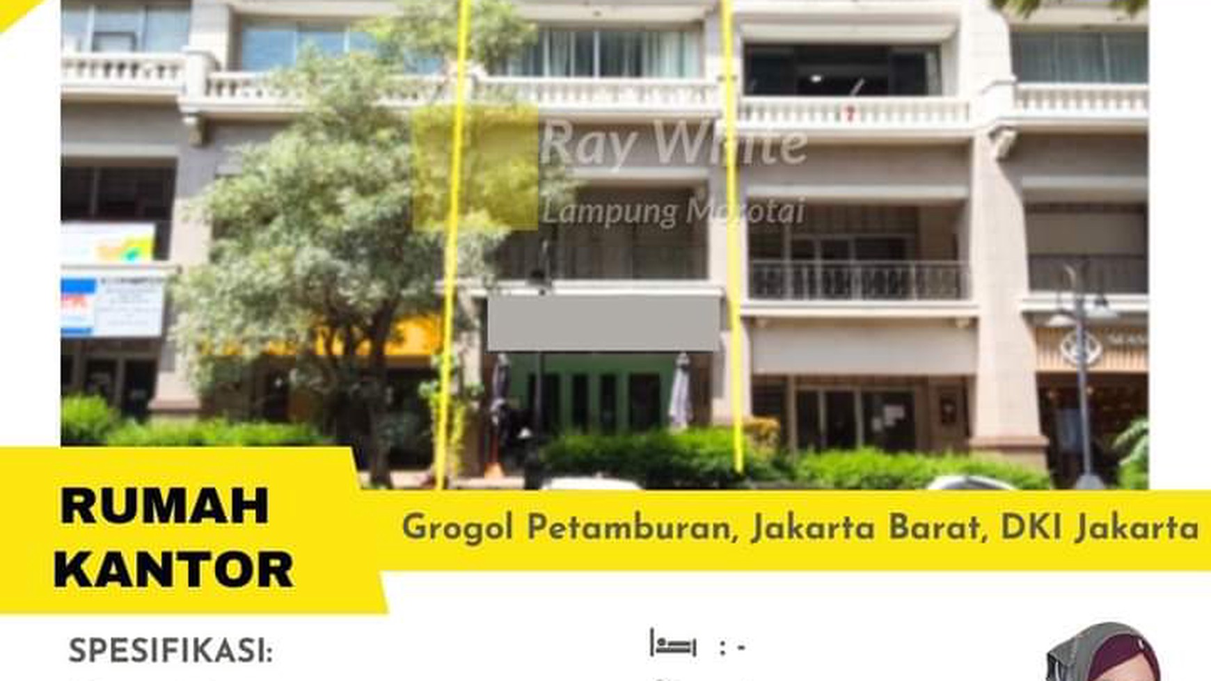 dijual Rukan (Rumah Kantor)