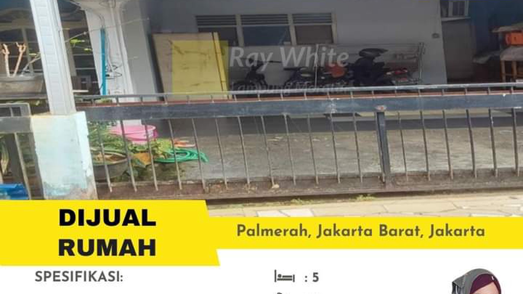 Dijual Rumah Siap Huni di Palmerah