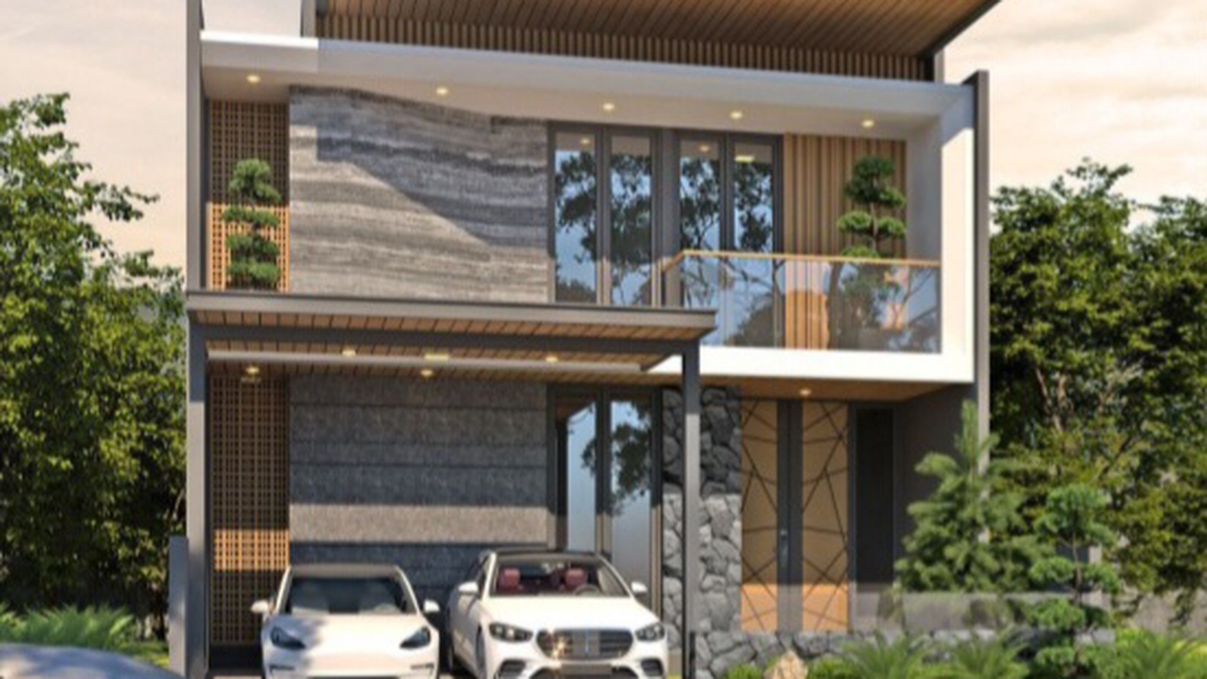 Rumah Baru Citraland Surabaya Barat - Woodland - Waterfront - Eastwood  BONUS SEMI Furniture Modern NEW