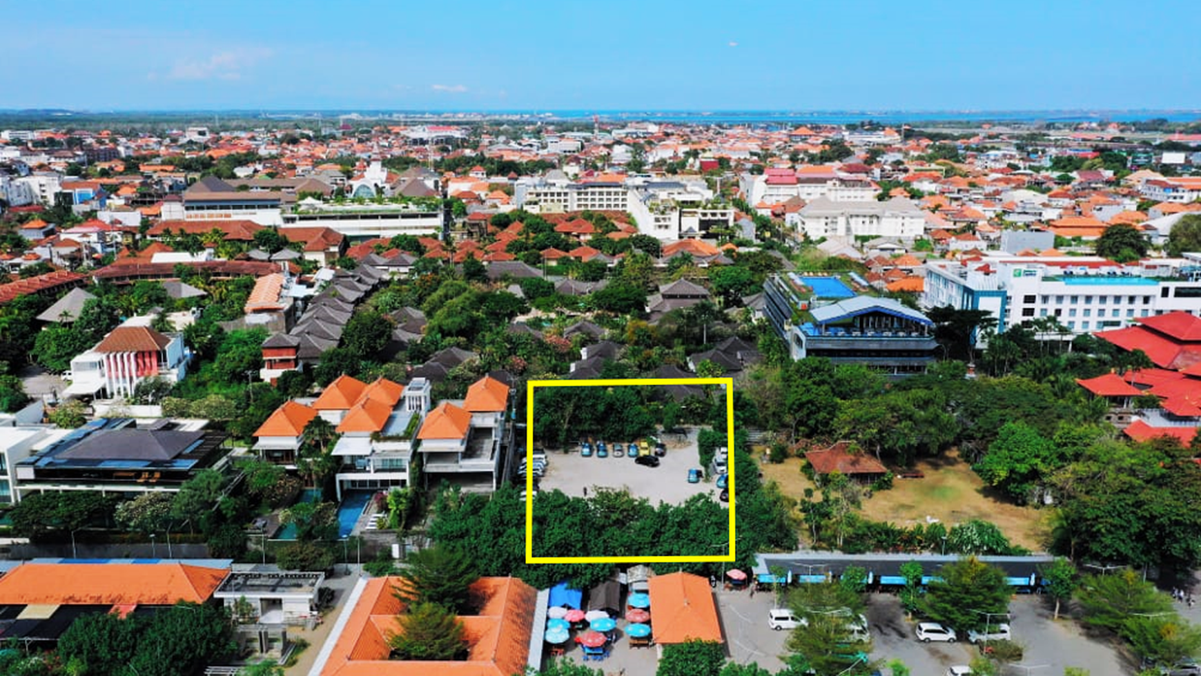 Tanah SHM 2.000 m&#xb2; di Beachfront, Pantai Jerman, Kuta, Bali