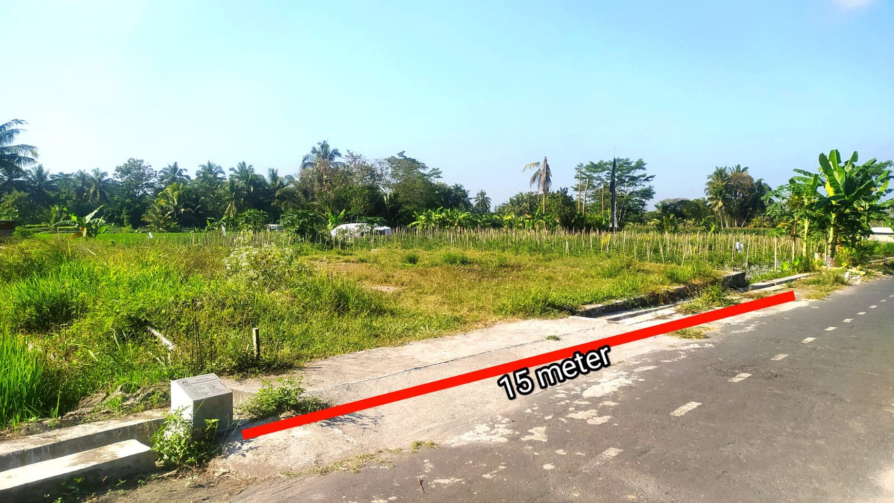 Tanah Luas 784 Meter Persegi Lokasi di Daerah Turi Sleman 