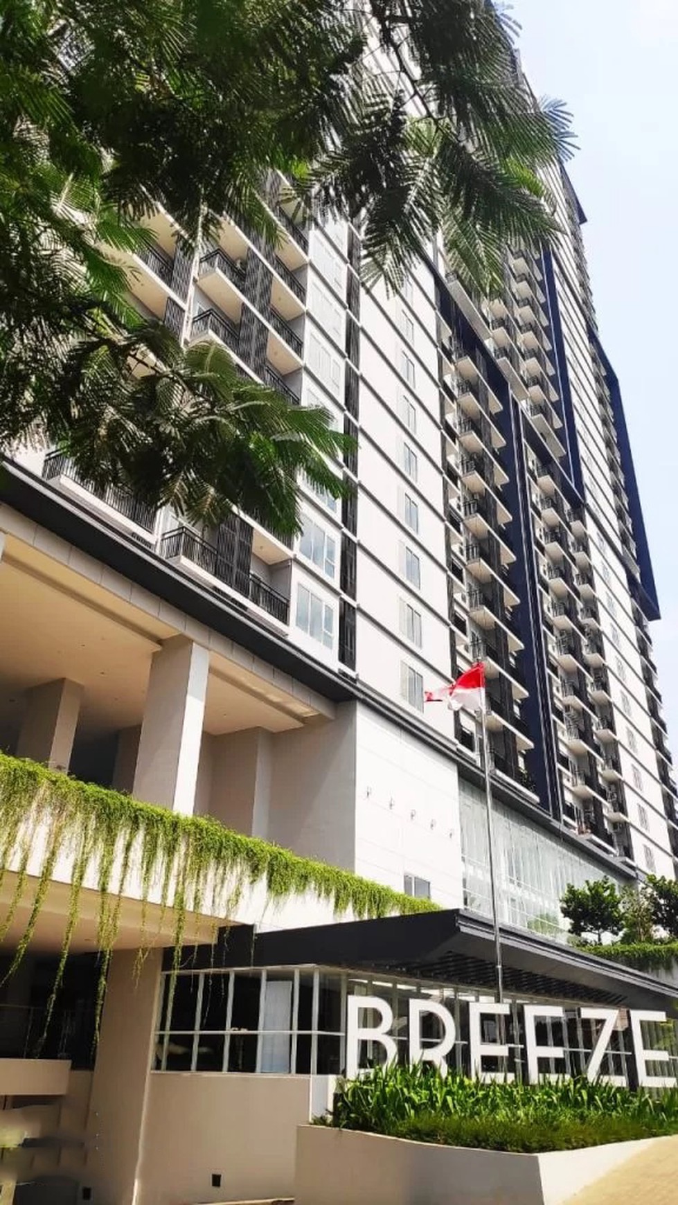 Apartemen 1BR View Cantik dgn harga murah di Breeze Tower Bintaro