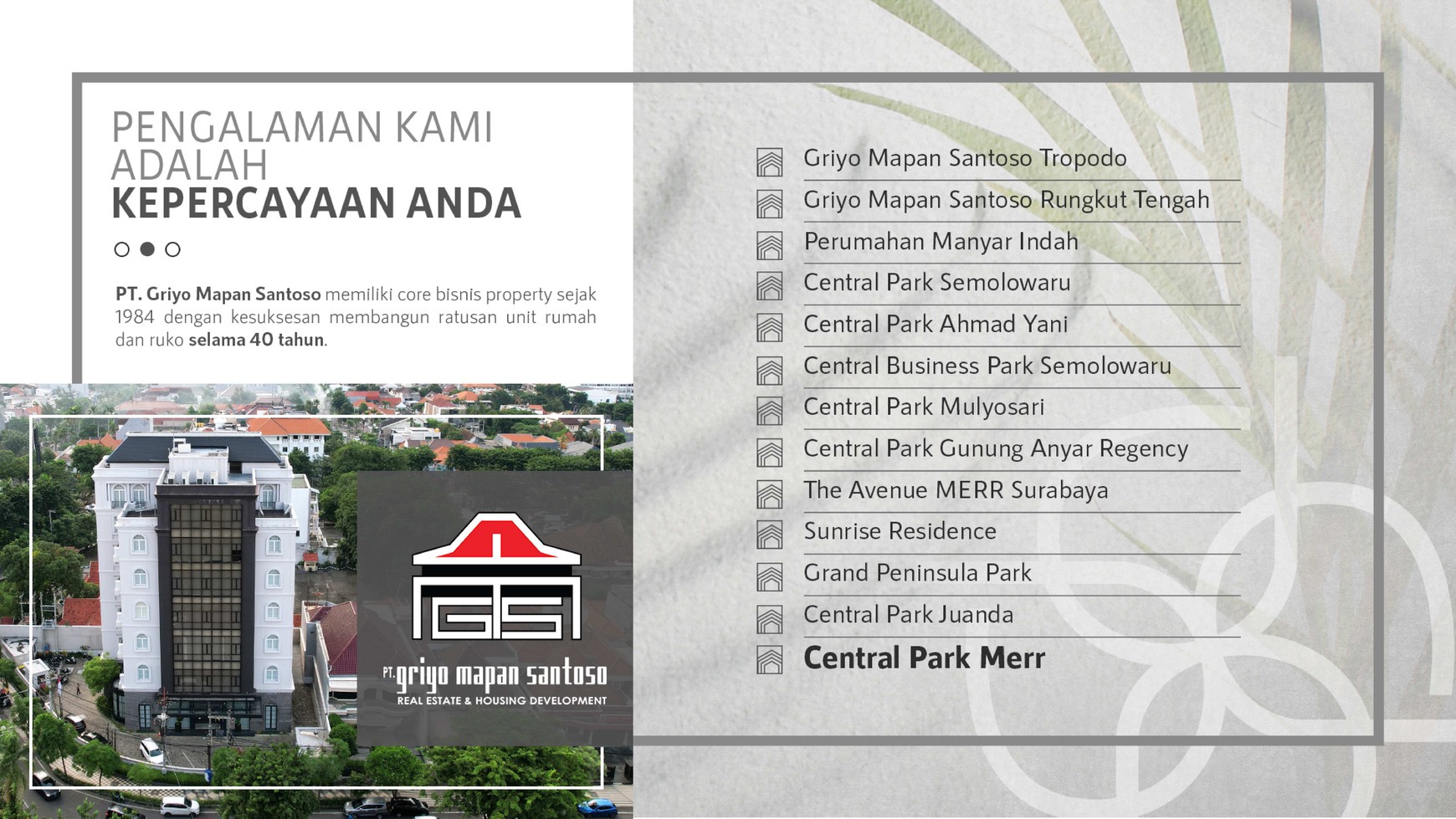 Rumah Mewah|Rumah Baru|Rumah Murah|Central Park Merr Surabaya