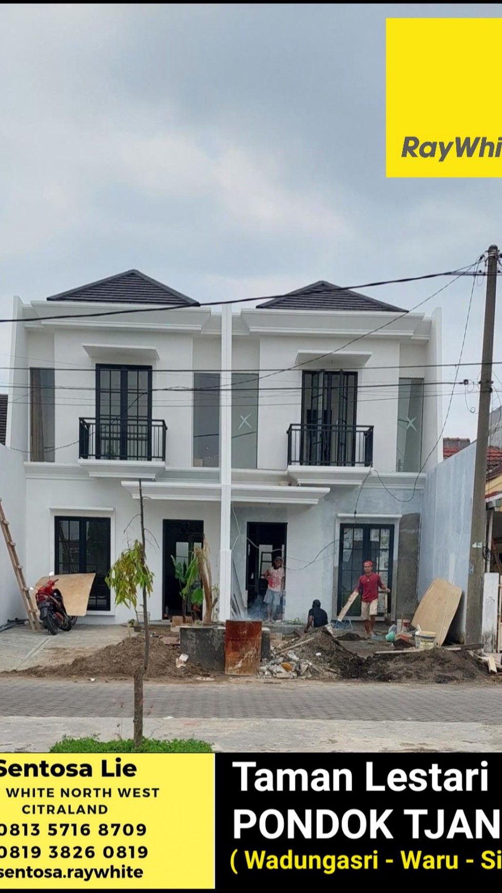 Dijual Rumah Baru Pondok Tjandra - Taman Lestari - Wadungasri Waru Sidoarjo 