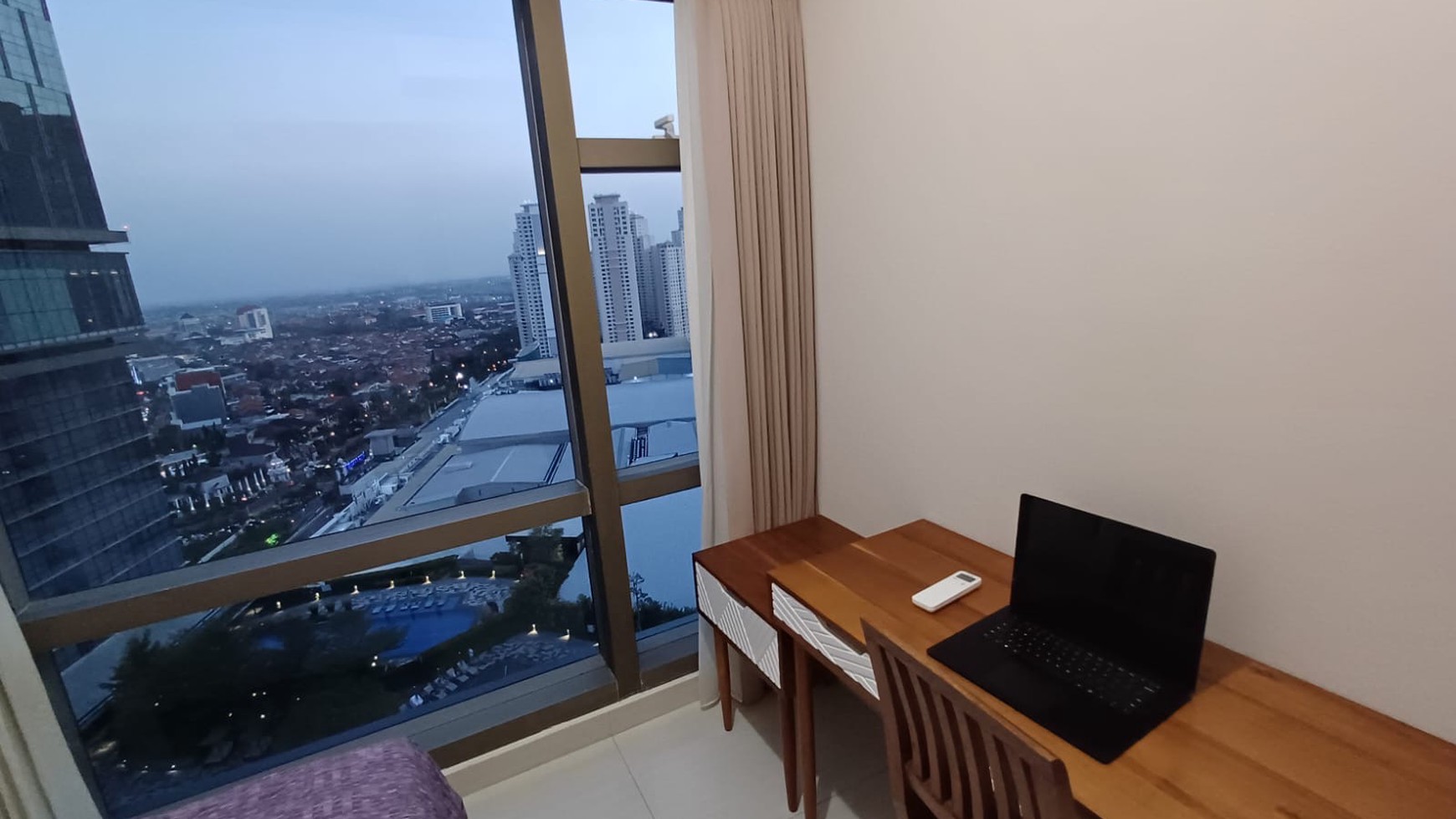 dijual apartemen 3BR mewah la riz mansion full furnished