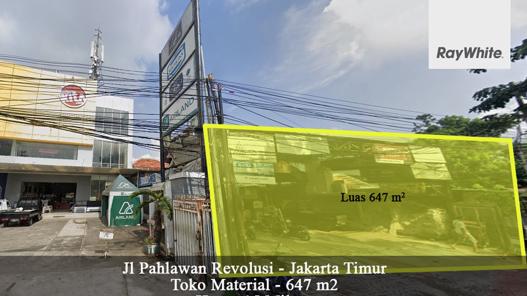 Dijual Toko Material Aktif lokasi strategis jalan pahlawan revolusi jakarta timur