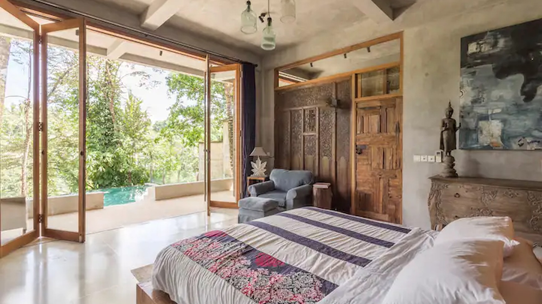 Incredible Three Captivating Leasehold Properties in A Spectacular Jungle River Setting in Ubud