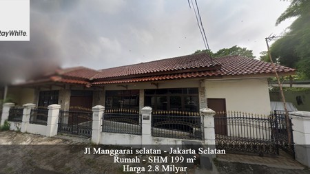 FOR SALE Rumah Manggarai Selatan Jakarta Selatan