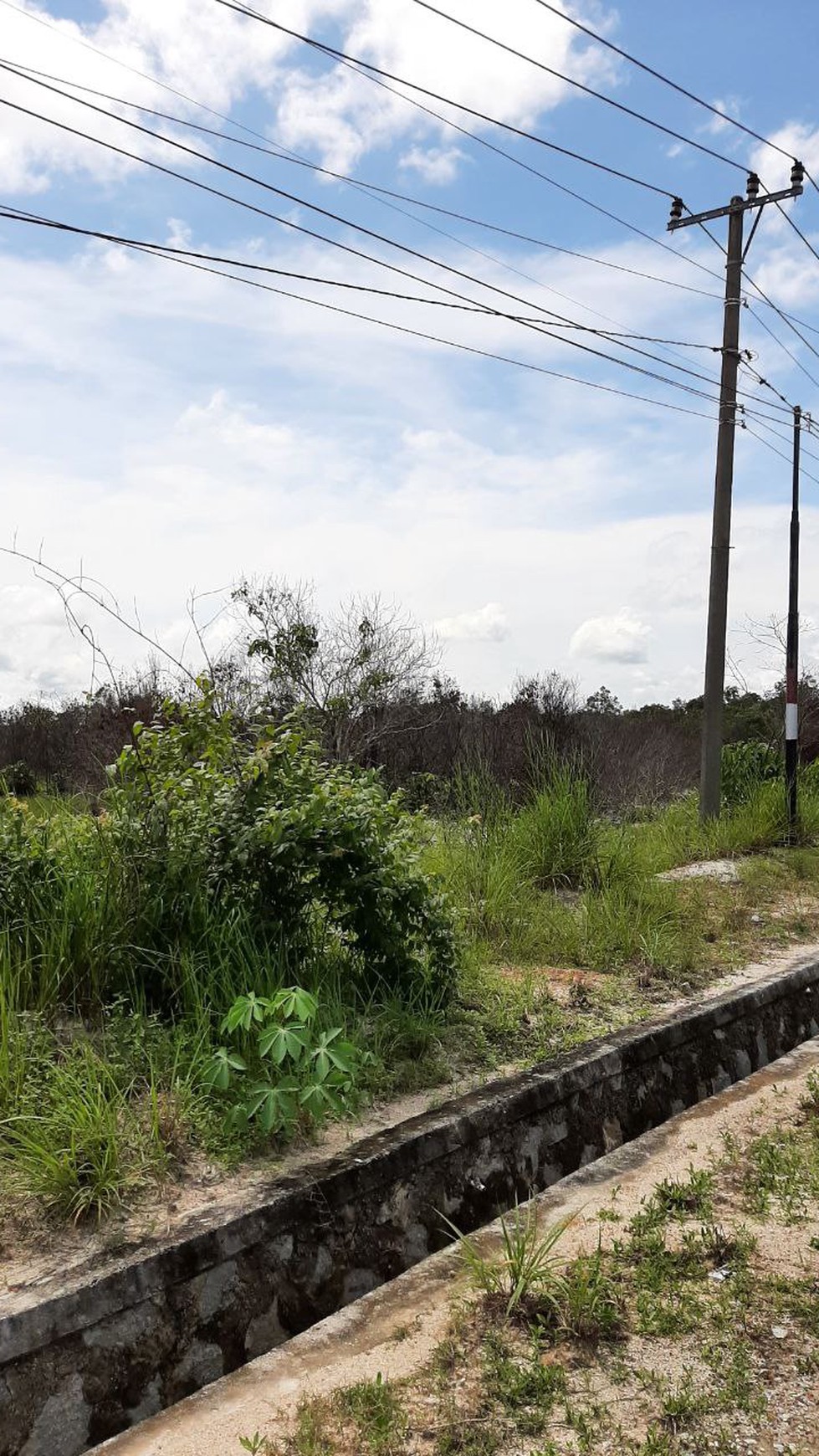 Tanah dekat kelenteng Sijuk, Belitung.