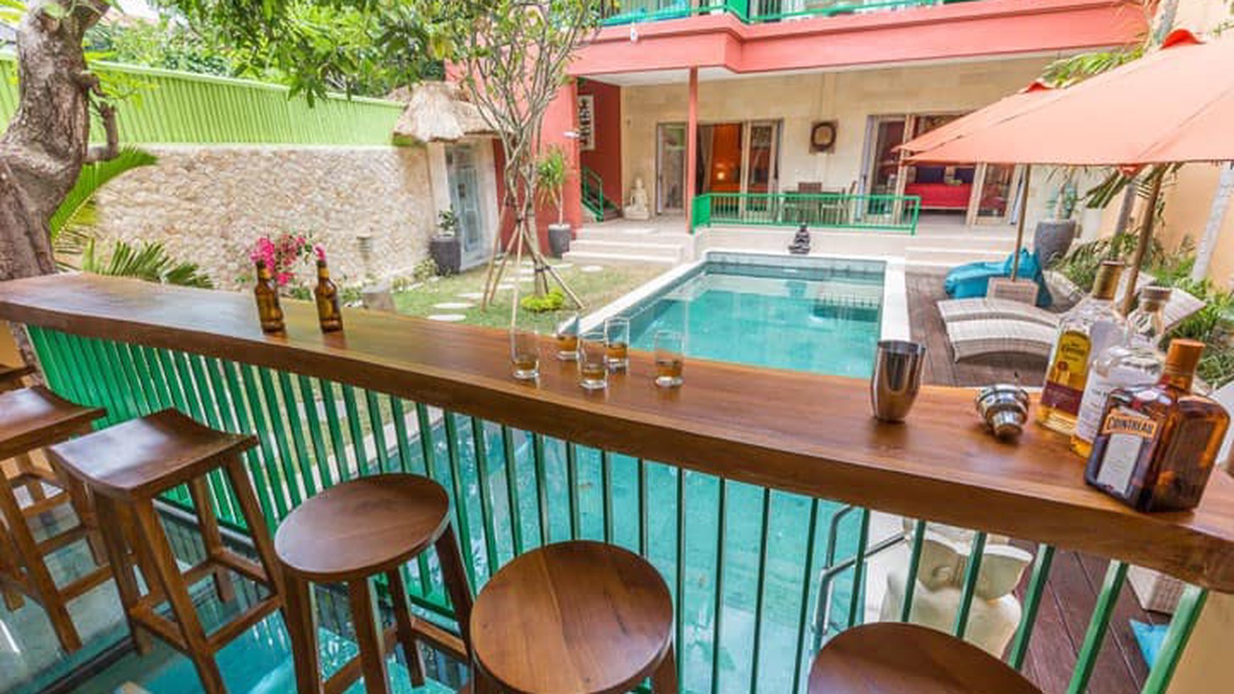 For Sale Leasehold - Modern  5 bedrooms villa in famous Close To The beach area Seminyak Bali