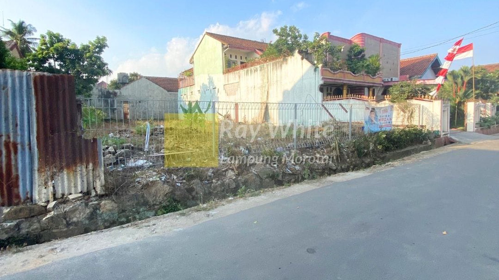 di jual tanah pinggir jalan ber